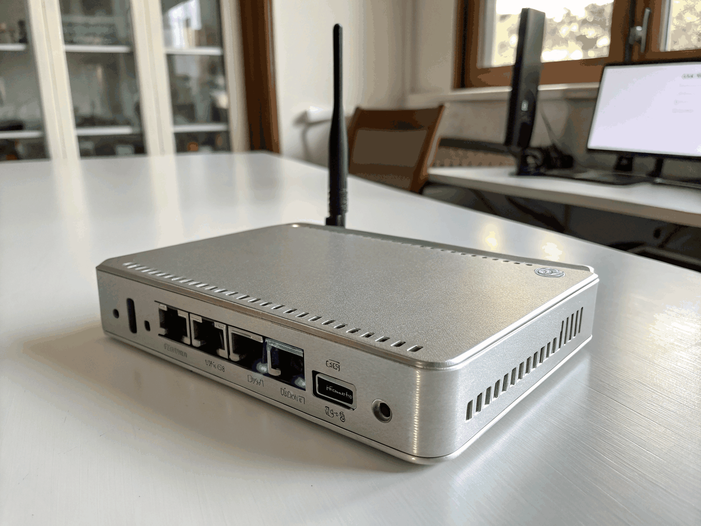 LoRaWAN gateway hardware installed on a remote industrial site